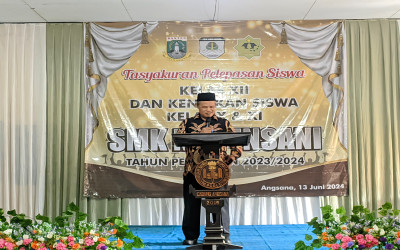Sambutan Ketua Yayasan Nur Insani Pandeglang, H. Kamir, S.IP, M.Si dalam Acara Tasyakuran Pelepasan Kelas 12 dan Kenaikan Kelas 10, 11 SMK Nur Insani Tahun Ajaran 2023-2024