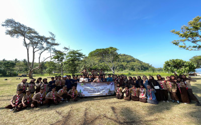 SMK Nur Insani Gelar Pelantikan Anggota Penegak, Bantara, dan Laksana di Kasvana Beach