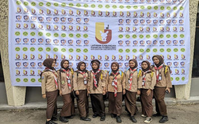 Pramuka Penegak SMK Nur Insani Ikuti Latgab Se-Kwarcab Pandeglang di Graha Pancasila